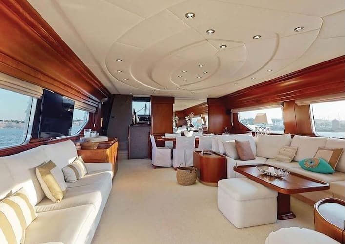 private yacht salon, Athens yachts, rent yacht Athens Greece