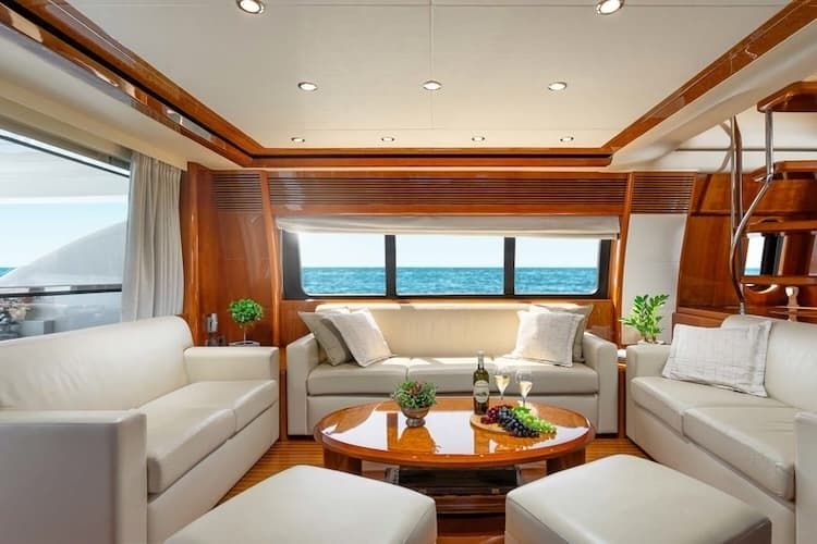 luxury yacht salon, motor yacht charter, Athens yachts