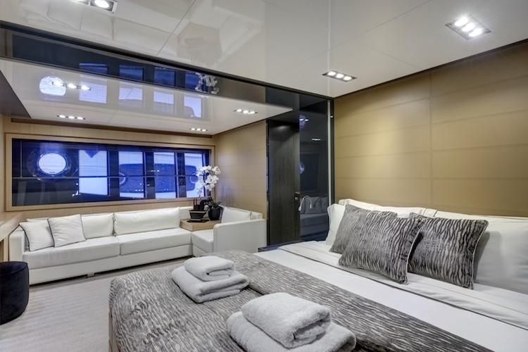  Yacht Accomodation, master cabin, Athens yacht charter