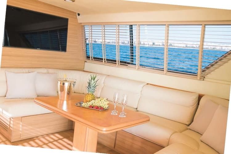 island hopping Greek Islands, yacht salon, private yacht rental Athens